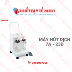 Máy hút dịch 2 bình 7A - 23D