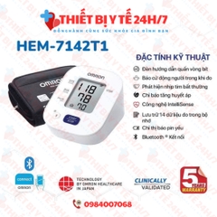 Máy đo huyết áp tự động Omron HEM-7142T1
