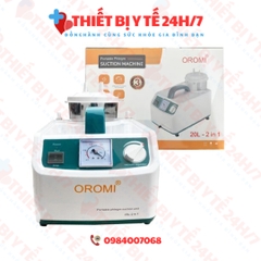 Máy xông hút + khí dung 2 trong 1 Oromi SS-6A 20L