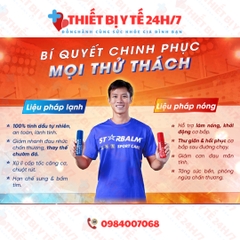 Combo Xịt Nóng & Xịt Lạnh Starbalm, Dùng Trước - Trong - Sau Khi Vận Động