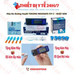 Máy đo đường huyết thế hệ mới chính hãng Nhật Bản Terumo Medisafe Fit C