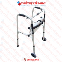 Khung Tập Đi Có Ghế Ngồi 2in1 Hợp Kim Nhôm Cao Cấp