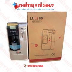 Máy tạo oxy 5 lít/phút Lucass SZ-5BW có chức năng xông