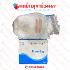 [CHÍNH HÃNG] Túi hậu môn nhân tạo cao cấp loại trắng trong 0232 hộp 10 cái + 2 kẹp