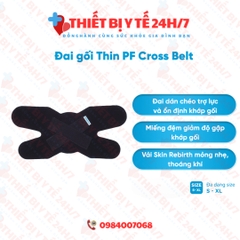 Đai khớp gối bonbone Thin PF Cross belt – Giảm đau, hỗ trợ vận động, chính hãng Nhật Bản