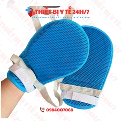 Găng tay cố định kiểm soát an toàn bảo vệ chống trầy xước cho bệnh nhân / người già