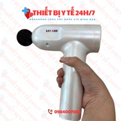 Súng massage cầm tay Lucass A65 công nghệ mỹ - 4 đầu 6 tốc độ