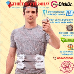 Đai lưng kéo giãn cột sống DiskDr. WG50G2 Hàn Quốc hỗ trợ đau lưng, thoát vị đĩa đệm