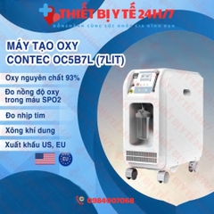 Máy tạo Oxy 7 lít CONTEC OC5B7L CÓ CHỨC NĂNG KHÍ DUNG + ĐO SPO2