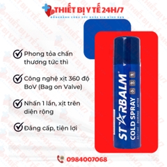 Combo Xịt Nóng & Xịt Lạnh Starbalm, Dùng Trước - Trong - Sau Khi Vận Động