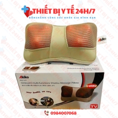 Gối massage hồng ngoại 6 bi Akiko Q-021