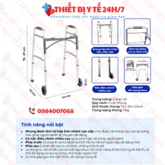 Khung Tập Đi Chũ U Hợp Kim Nhôm Cao Cấp