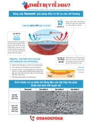 Băng xốp vết thương Therasorb® Algi Plus Hydrophilic Dressing 10cmx10cm - Băng gạc dạng foam hút dịch, nhanh lành thương