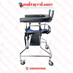 KHUNG TẬP ĐI CÓ GHẾ NGỒI CHO NGƯỜI BỊ TAI BIẾN