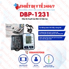 Máy Đo Huyết Áp Điện Tử OROMI - Trợ Lý Ảo Tiếng Việt DBP-1231