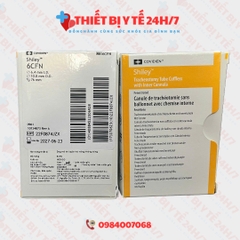 BỘ ĐẶT CANUYN MỞ KHÍ QUẢN  2 NÒNG,KHÔNG BÓNG CÓ CỬA SỔ CONVIDEN SHILEY 6CFN - 8CFN