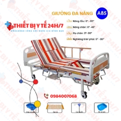 Giường Bệnh Nhân Đa Chức Năng 5 Tay Quay AKIKO A85