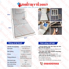 Tựa Lưng Điều Khiển Điện Có Chậu Gội Đầu TLD-2026