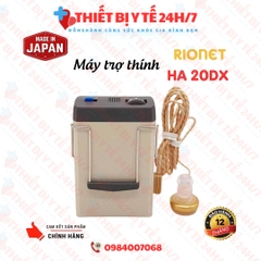 Máy Trợ Thính Chính Hãng RIONET Loại Có Dây HA-20DX MADE IN JAPAN