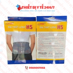 Đai Lưng Olumba H5 Orbe Mẫu Mới Thoáng Khí - Hỗ Trợ Cột Sống Lưng Thoát Vị, Thoái Hoá