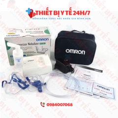 Máy xông khí dung Omron NE-C801 kiểm soát hen suyễn, viêm phế quản mãn tính