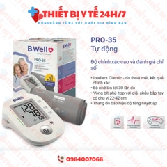 Máy đo huyết áp bắp tay B.Well Swiss PRO-35