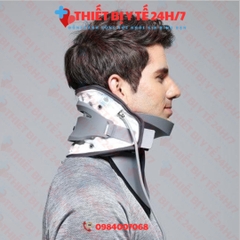 Đai cổ kéo giãn cột sống DiskDr. CS300 Hàn Quốc hỗ trợ đau cổ, thoát vị đĩa đệm kéo giãn tư thế Đứng, Ngồi