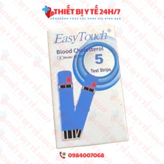 Que Thử Mỡ Máu - Cholesterol Cho Máy Đo Rossmax Easy Touch GCU ET322 hộp 5 que