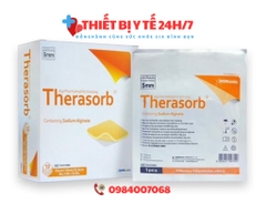 Băng xốp vết thương Therasorb® Algi Plus Hydrophilic Dressing 10cmx10cm - Băng gạc dạng foam hút dịch, nhanh lành thương