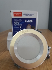 Đèn downlight chiếu tỏa nhôm đúc, 9w, ánh sáng ba màu