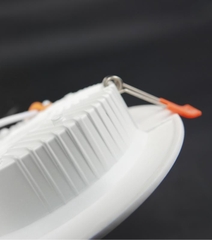 Đèn downlight chiếu tỏa nhôm đúc, 12w, ánh sáng ấmD145*33mm, Lỗ khoét110-125mm