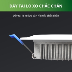 Đèn Downlight viền cong pha màu bạc, 7w, ánh sáng ấm