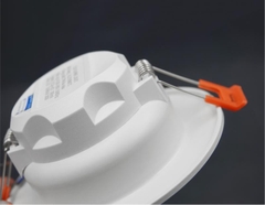Đèn Downlight viền phẳng pha màu bạc, 7w, ánh sáng trắng