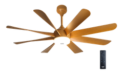 Quạt trần AC 60inch, 8 cánh, 55W, LED 20W