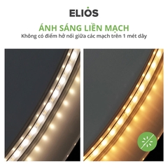 LED dây 3 hàng hạt, 180LED, ánh sáng xanh dương, 9W/m, cắt 20cm