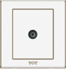 Bộ ổ cắm TV , màu trắng