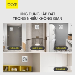 Quạt thông gió DC gắn tường size 30