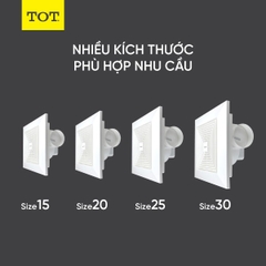 Quạt thông gió DC gắn trần size 25