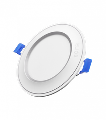 Đèn Downlight viền cong pha màu bạc, 7w, ánh sáng trắng