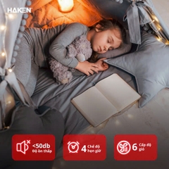 Quạt trần DC 3 cánh, 54inch, 45W, màu trắng model HK-QT36WH