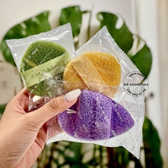 Bọt Biển Rửa Mặt AMORTALS Smile Cleaning Puff Face Wash Puff