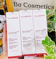 Kem Chống Nắng Clarins Rosy Glow Pink UV Plus Anti Pollution SPF 50/PA++++