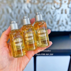 [Mini 35ml] Dầu Tắm Hạnh Nhân L'Occitane Almond Shower Oil Cleansing And Softening