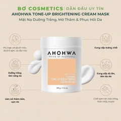 Mặt Nạ Ủ Trắng AHOHWA Tone-Up Brightening Cream Mask