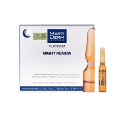 Ampoule Chống Lão Hoá & Tái Tạo Da Ban Đêm MartiDerm Platinum Night Renew Ampoule