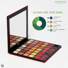 Bảng Phấn Mắt Beauty Bay Fiery 2.0 42 Colour Palette