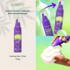 Xịt Bọt Tạo Kiểu Tóc Phồng Aussie Instant Volume Mousse