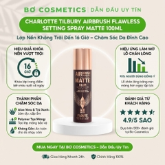 Xịt Khóa Nền Charlotte Tilbury Airbrush Flawless Setting Spray Matte 100ml