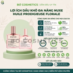 Dầu Khô Đa Năng Nuxe Huile Prodigieuse Florale Multi-Purpose Dry Oil