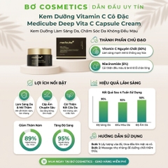 [Mẫu Mới] Kem Dưỡng Medicube Deep Vita C Capsule Cream